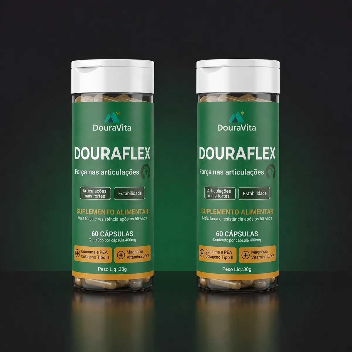 Kit com 2 potes de DouraFlex